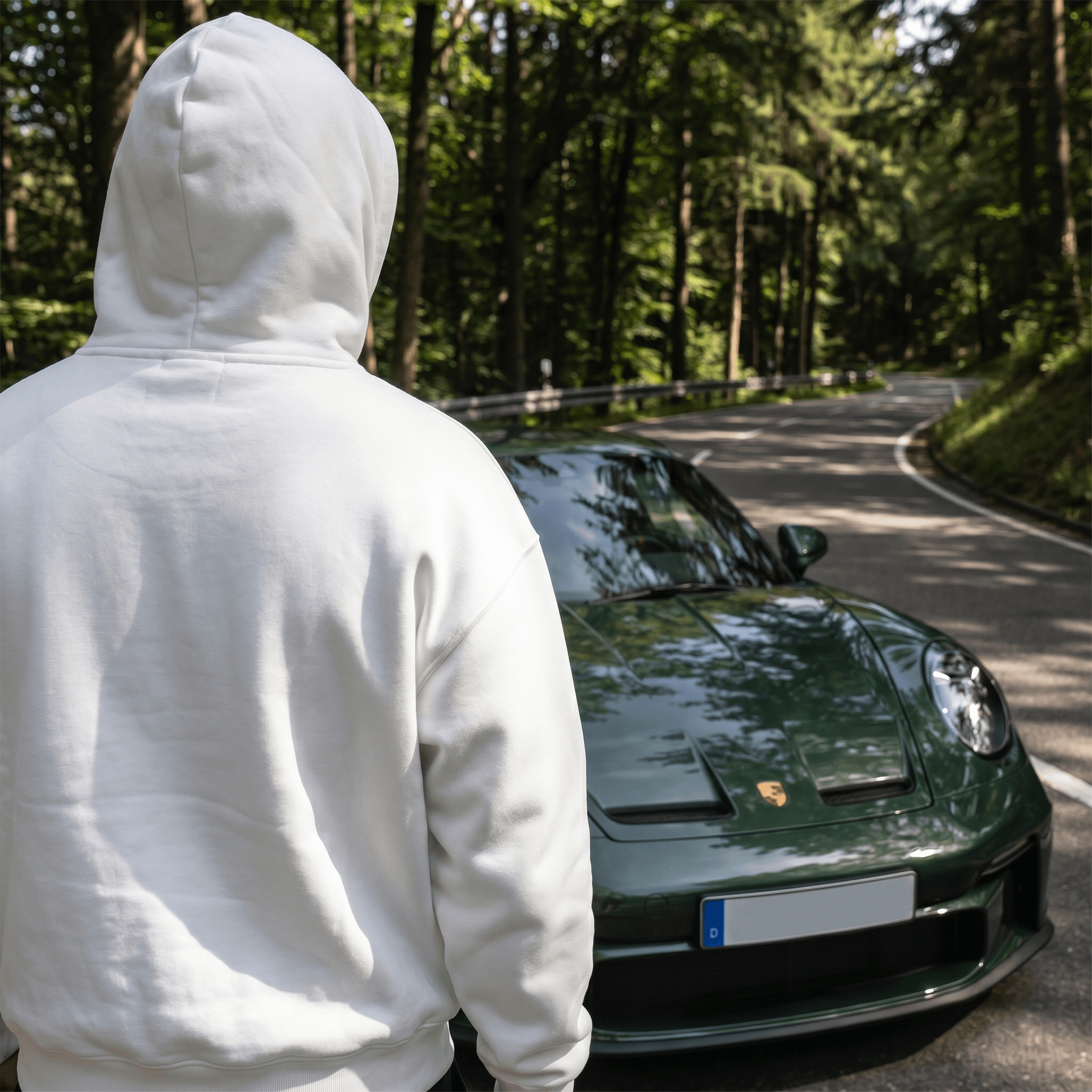 Cartunes Basics Alpine White Hoodie 3